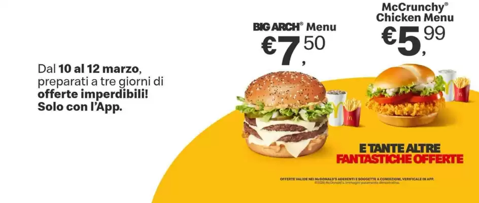 Volantino McDonald's (valido fino al 12-03)
