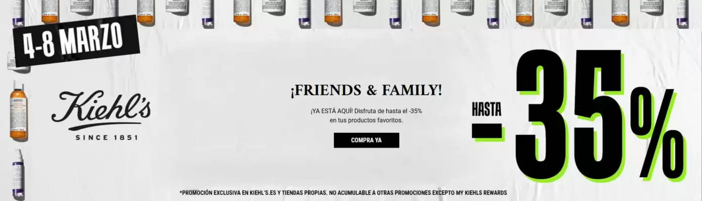 Folleto Kiehl's (válido hasta el 8-03)