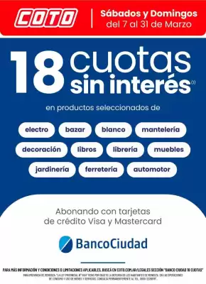 Catálogo Coto (válido hasta 31-03)