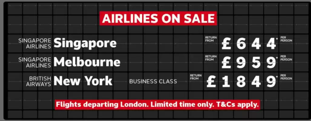 Flight Centre leaflet (valid until 23-03)