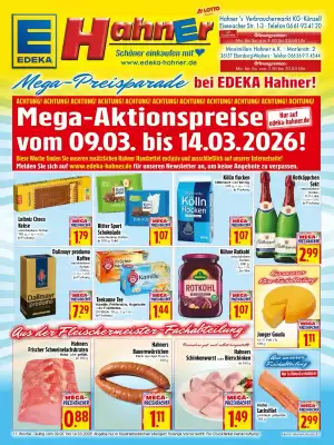 EDEKA Hahner Prospekt (gültig bis 14-03)