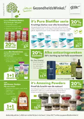 Gezond & Wel folder (geldig t/m 29-03)