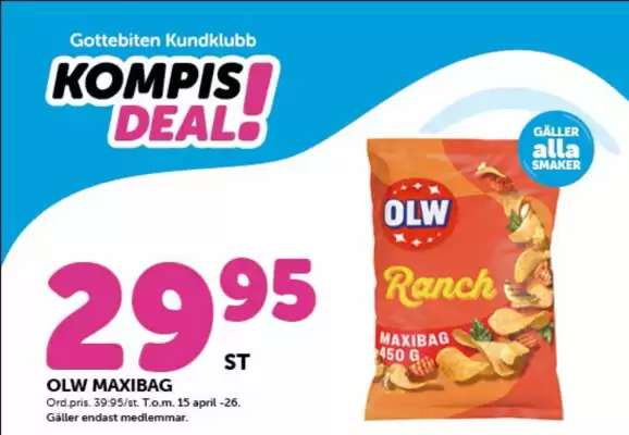 Gottebiten reklamblad (giltig till och med 15-04)