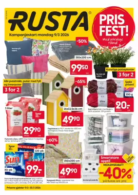 Rusta kundeavis (gyldig til 15-03)