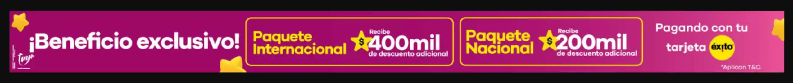 Catálogo Viajes Éxito Página 1