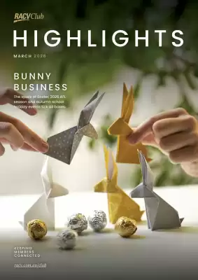 RACV catalogue (valid until 31-03)