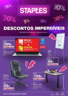 Folheto Staples (válido até 31-03)