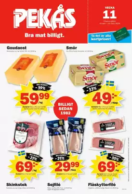 Pekås reklamblad (giltig till och med 15-03)