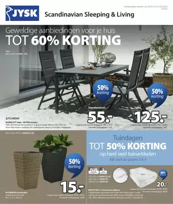 Jysk folder (geldig t/m 22-03)