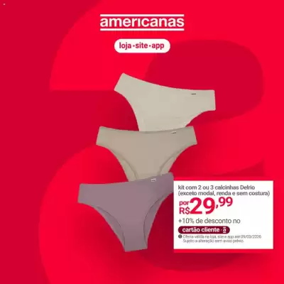 Encarte Lojas Americanas (válido até 9-03)