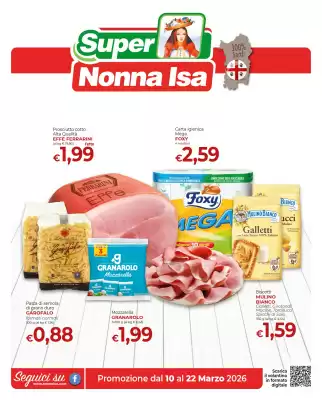 Volantino Supermercati Nonna Isa (valido fino al 22-03)