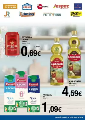 Folleto Supermercats Jespac (válido hasta el 14-03)