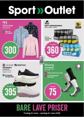 Sport Outlet kundeavis (gyldig til 22-03)