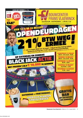 Bouwcenter Frans Vlaeminck folder (geldig t/m 31-03)
