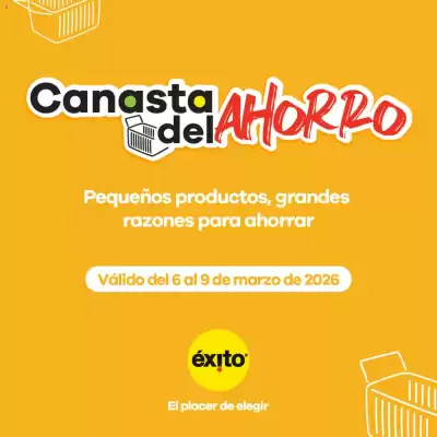 Catálogo Éxito (válido hasta 9-03)