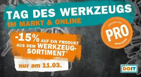 Let's Do It Baumarkt Flugblatt Seite 1