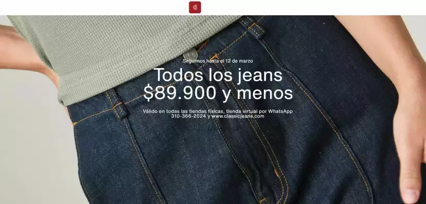 Catálogo Classic Jeans (válido hasta 12-03)