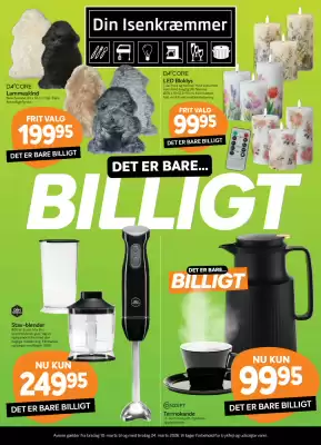 Din Isenkræmmer tilbudsavis (gælder indtil 24-03)