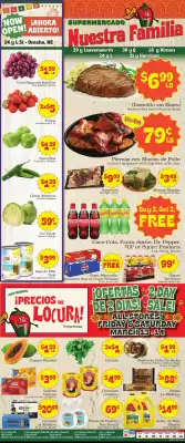 Supermercado Nuestra Familia weekly ad (valid until 14-03)