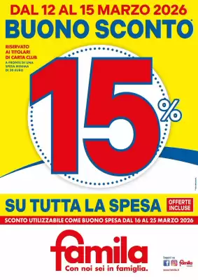 Volantino Famila (valido fino al 15-03)