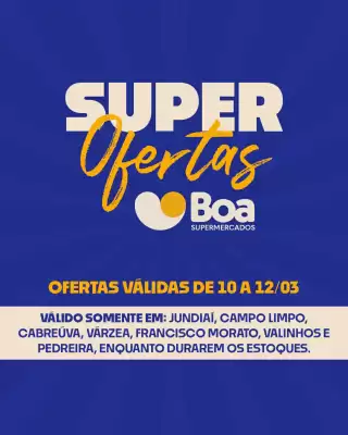 Tabloide Boa Supermercados (válido até 12-03)