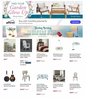 Tuesday Morning weekly ad (valid until 15-03)