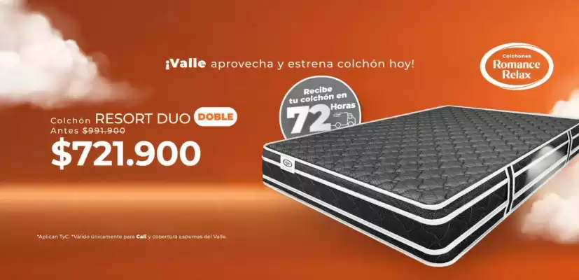 Catálogo Colchones Romance Relax (válido hasta 15-03)