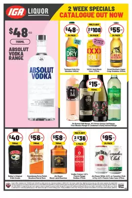 IGA Liquor catalogue (valid until 24-03)