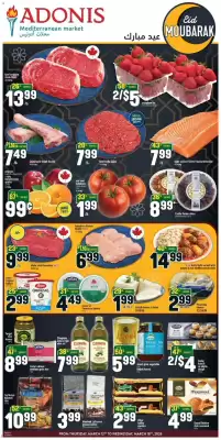 Marché Adonis flyer