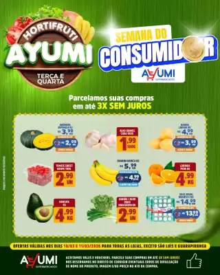 Folheto Ayumi Supermercados (válido até 11-03)