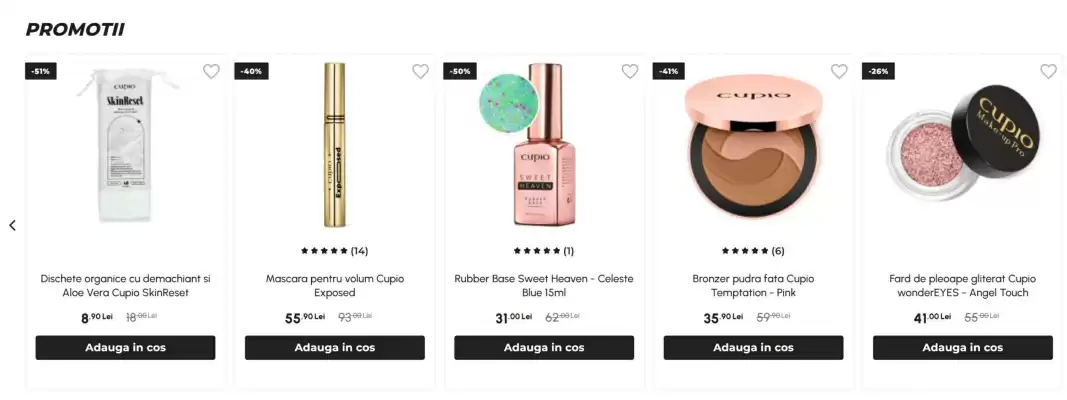 Magazine Cupio (valid până la 16-03)