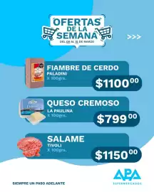 Catálogo APA Supermercados semana 11 Página 1