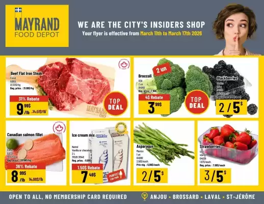 Mayrand flyer (valid until 2-04)