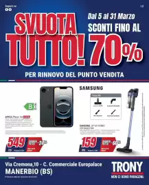 Volantino Trony Pagina 1