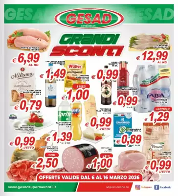 Volantino Gesad Supermercati (valido fino al 16-03)