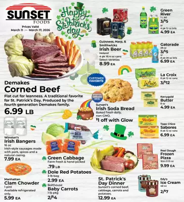 Sunset Foods weekly ad (valid until 17-03)