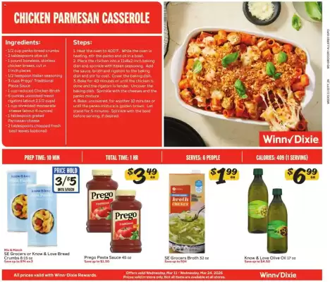 Winn Dixie weekly ad (valid until 25-03)