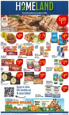 Homeland Market weekly ad (valid until 18-03)