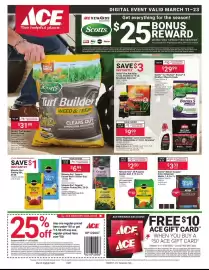 Ace Hardware flyer Page 1