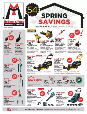 McMunn & Yates Building Supplies flyer (valid until 25-03)