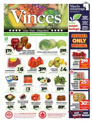 Vince's Market flyer (valid until 25-03)