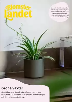 Blomsterlandet reklamblad (giltig till och med 10-04)