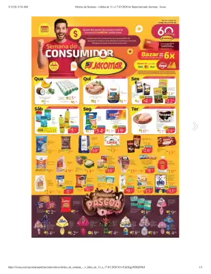 Catálogo Supermercado Jacomar (válido até 17-03)