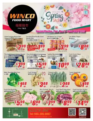 WinCo Food Mart flyer (valid until 18-03)