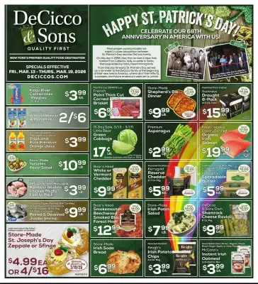 DeCicco & Sons weekly ad (valid until 19-03)