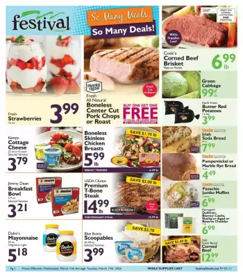 Festival Foods weekly ad (valid until 17-03)