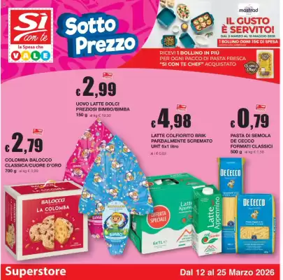 Volantino Sì con te Superstore (valido fino al 25-03)