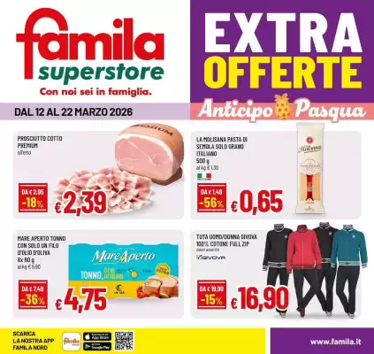 Volantino Famila Superstore (valido fino al 22-03)