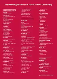 Pharmasave flyer Page 4