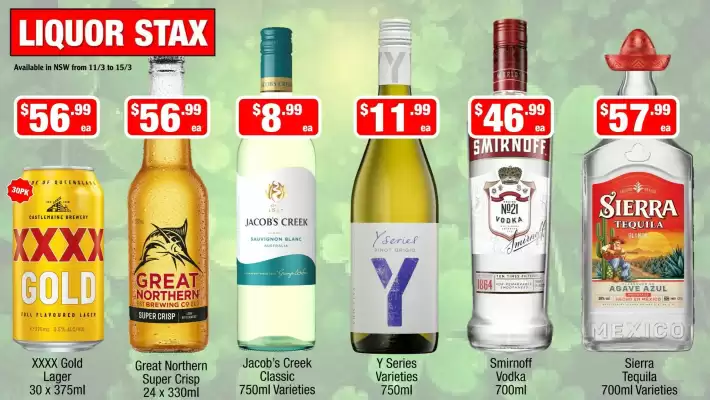 Liquor Stax catalogue (valid until 15-03)